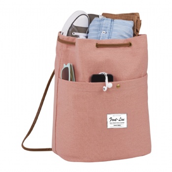 Female's Cotton Canvas Convertible Tote Backpack